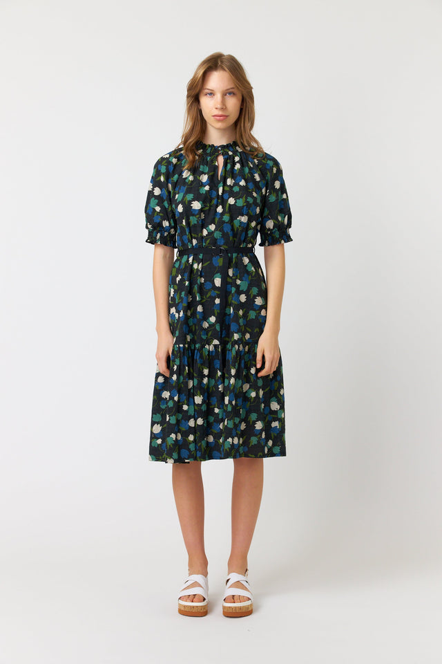 Tulips smock dress