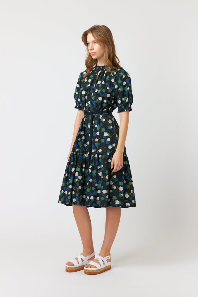 Tulips smock dress