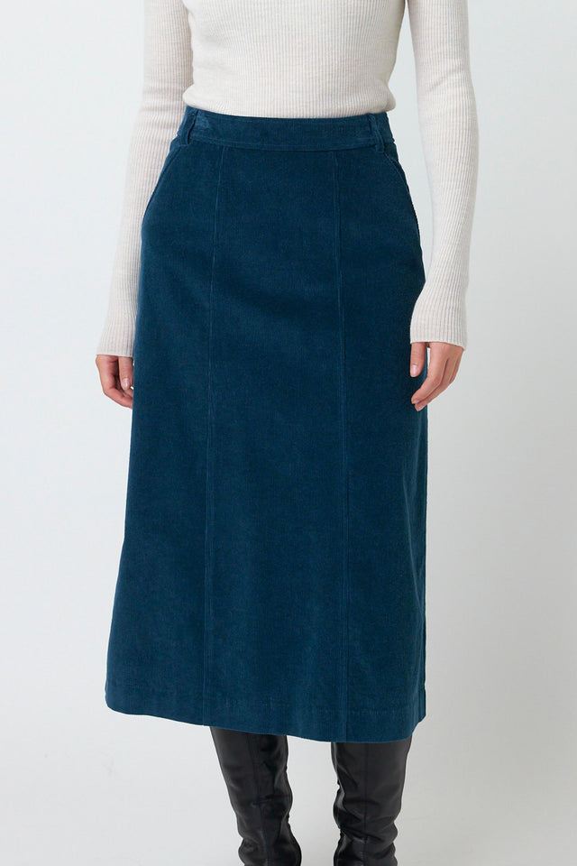 Cord skirt