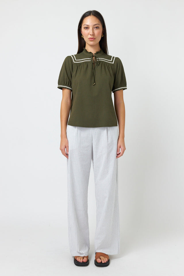 Summer stripe trouser