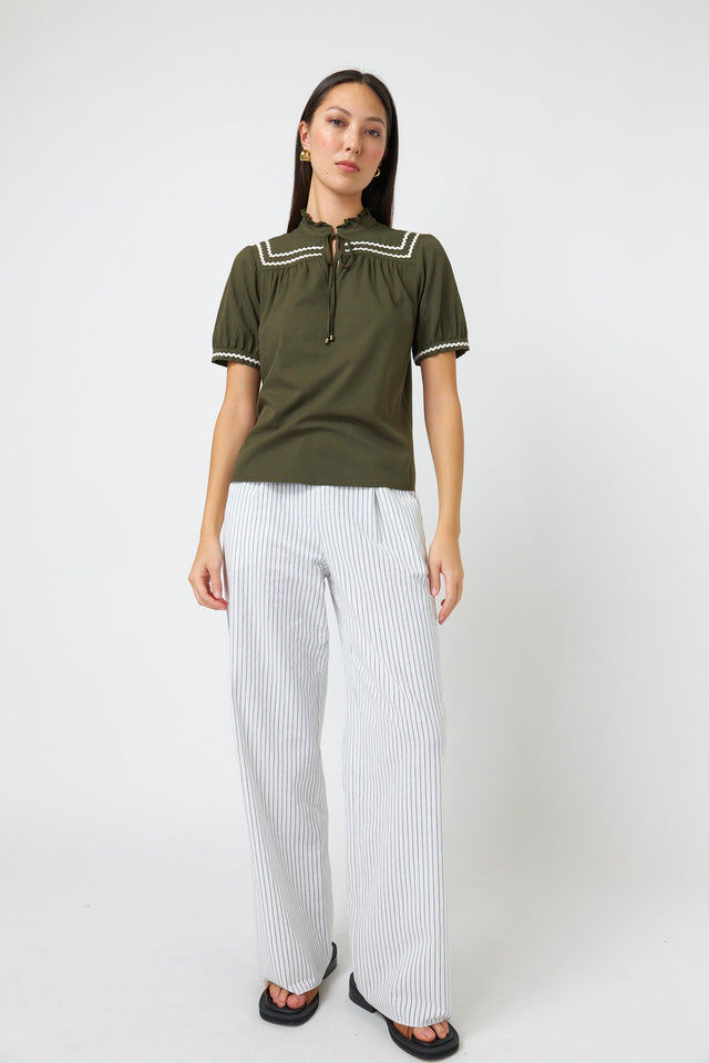 Summer stripe trouser