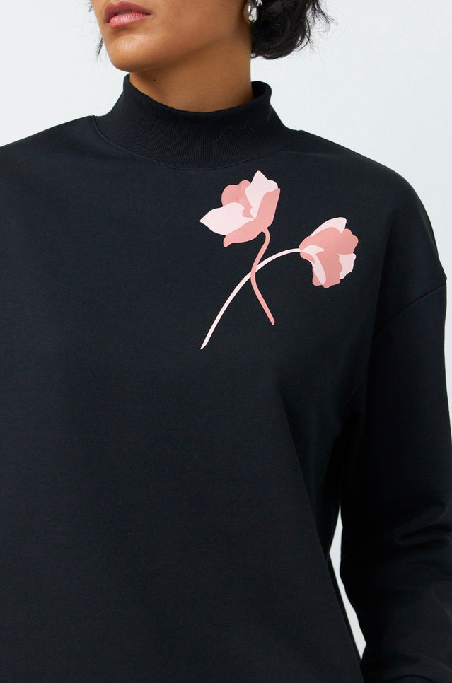 Winter rose sweatshirt