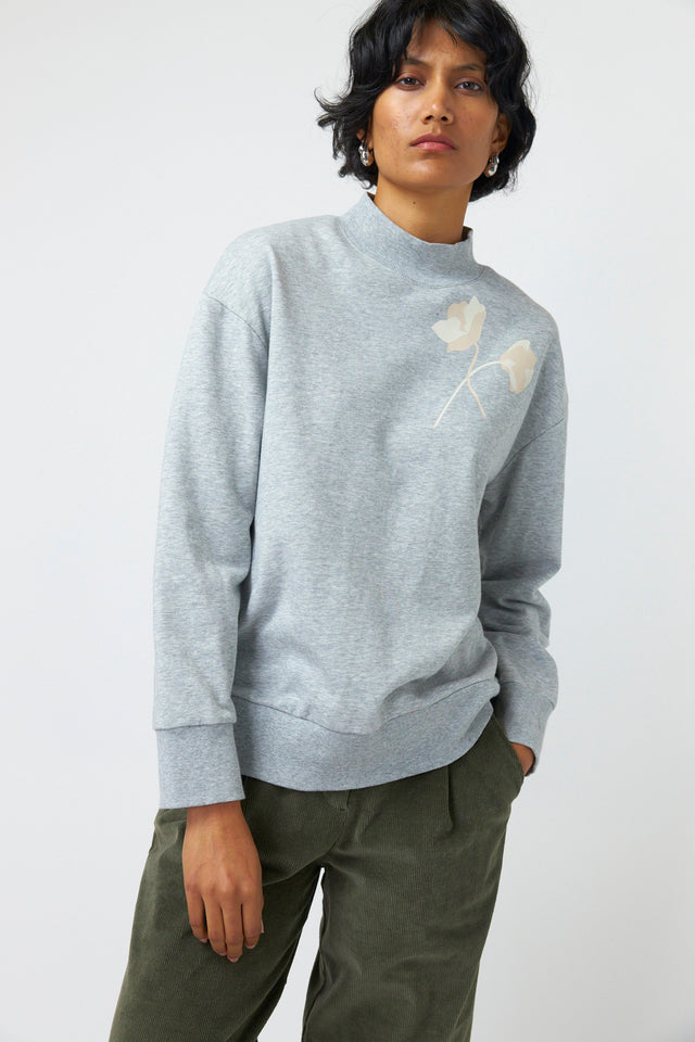 Winter rose sweatshirt