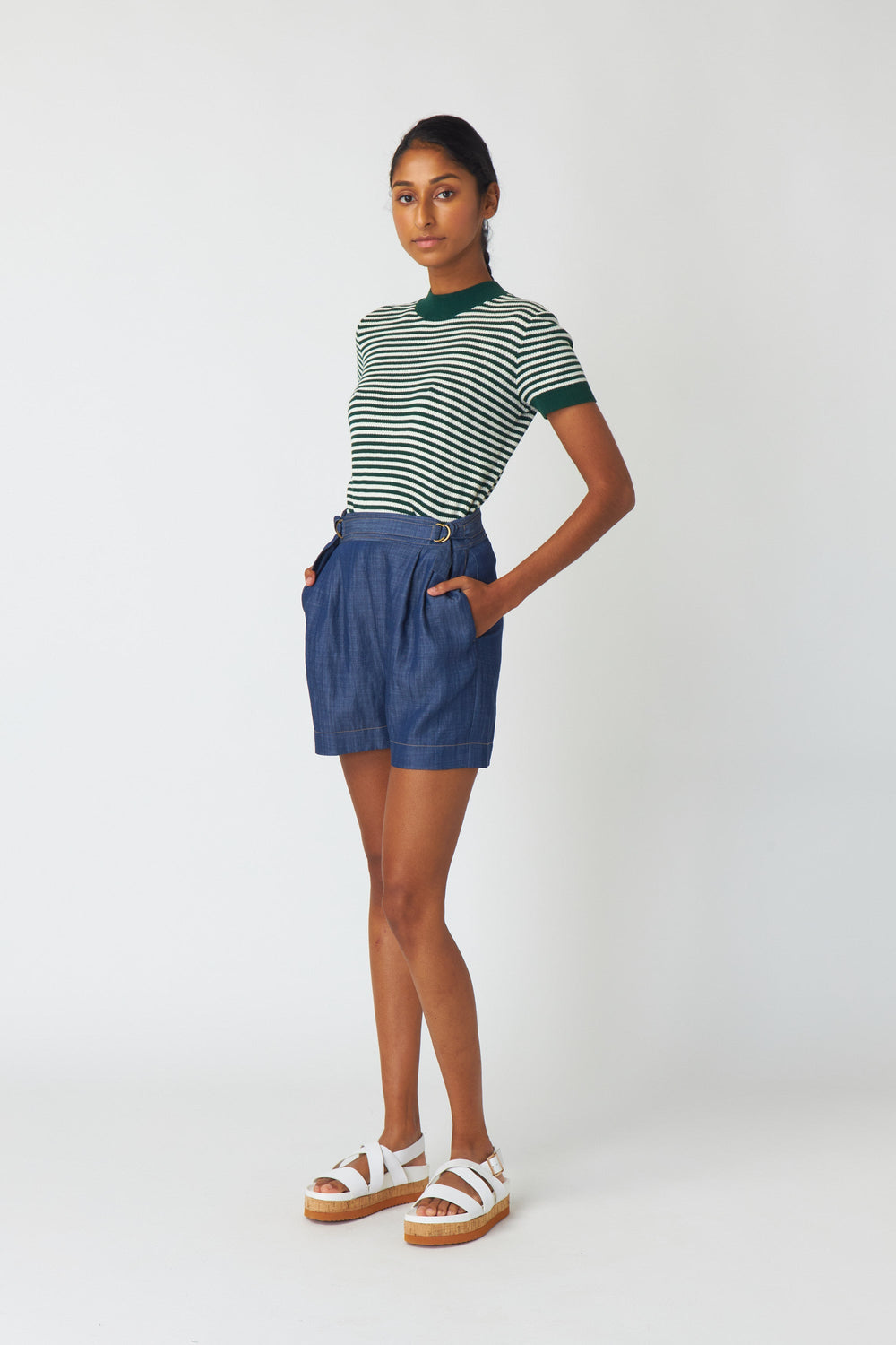 Chambray short