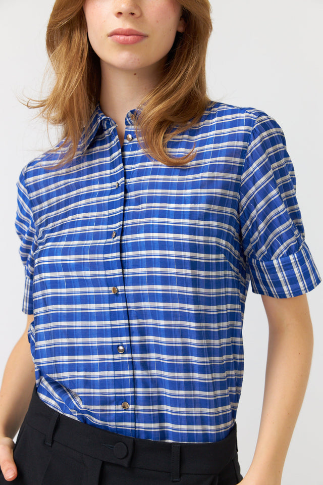 Checked blouse